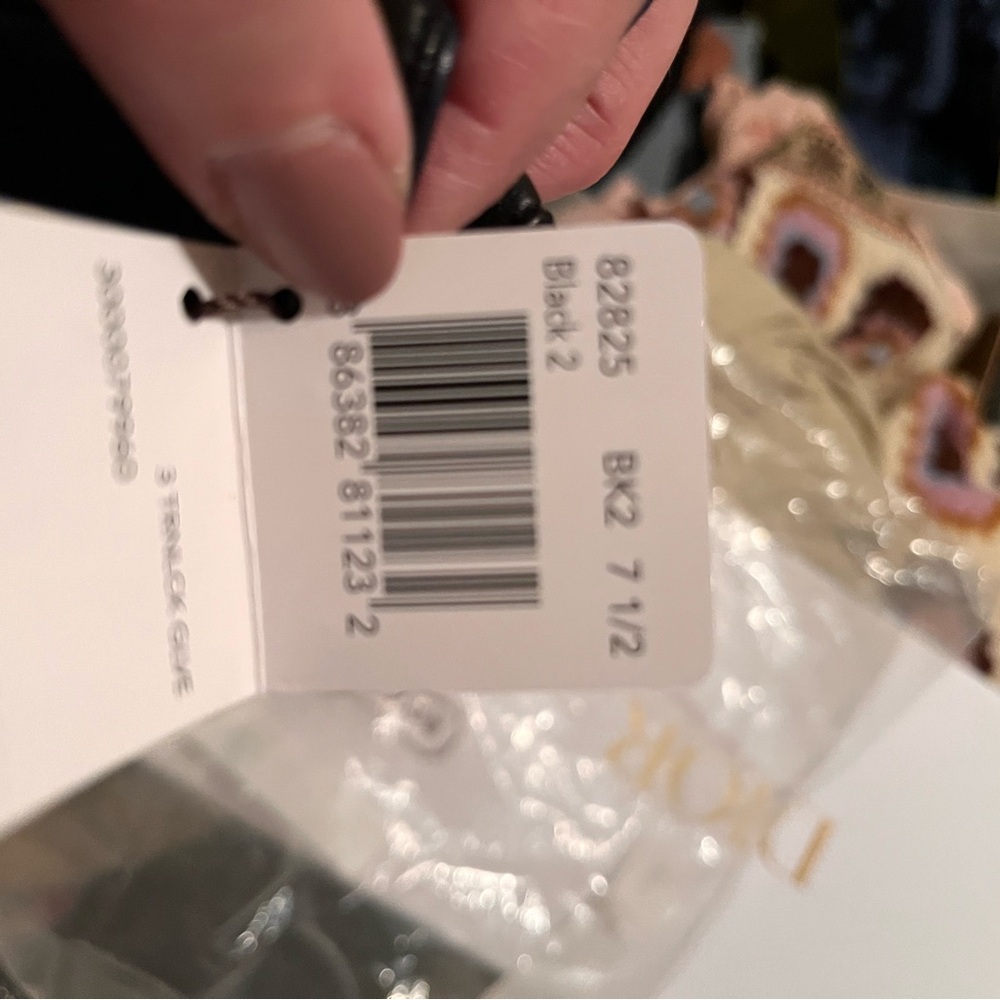 Coach Black Leather Gloves with Gold Accents - Picture 6 of 6